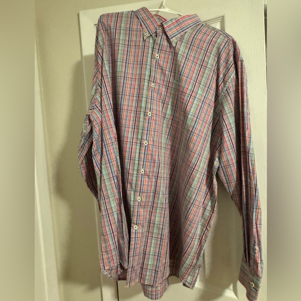 Peter Millar Button-Up. Multi Colored. Great Cond… - image 2